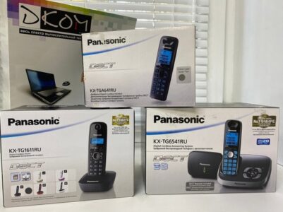 Беспроводные телефоны Panasonic.